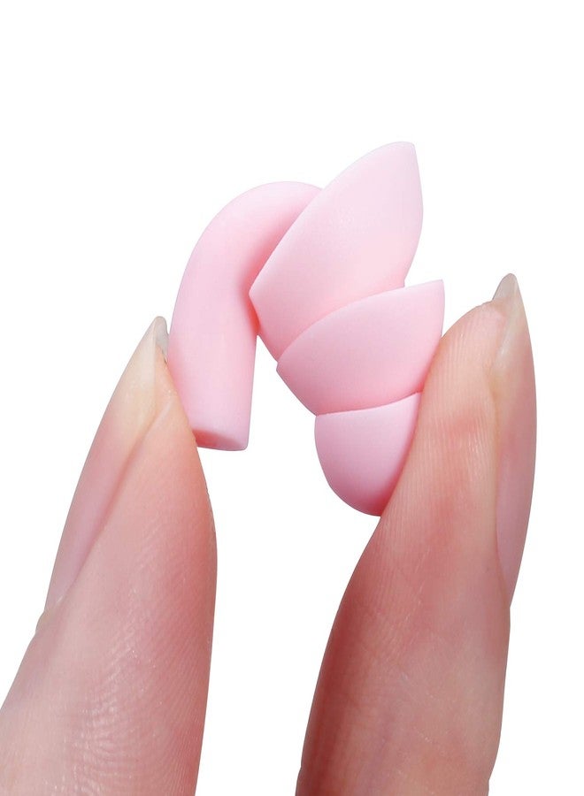 Bememo 6 Pairs Reusable Corded Earplugs Noise Reduction Silicone Ear Plugs with Case Waterproof Earplugs Sound Blocking Hearing Protection for Shooting Sleeping Snoring Swimming Study Sports - Image 4